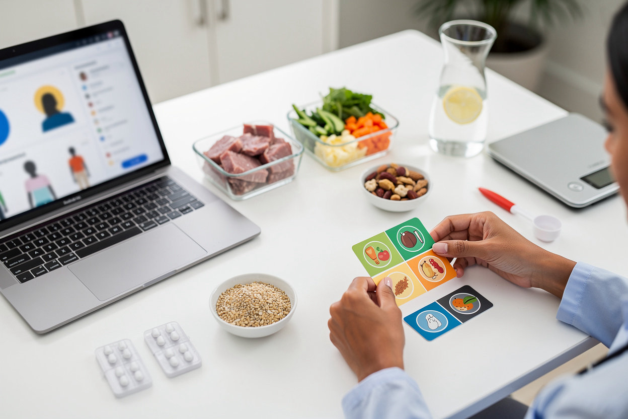 Você Magra em Casa personalized nutrition planning - professional nutritionist support for medical weight loss program