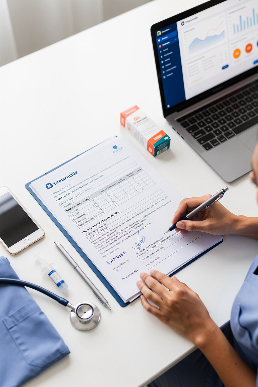 Você Magra em Casa professional medical team providing certified online weight loss treatment with ANVISA-approved tirzepatida